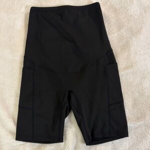 High-Waisted Black Women's Shorts